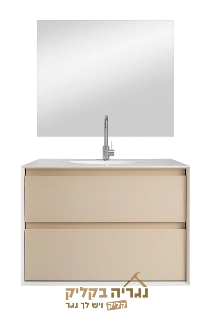 ארון אמבטיה בהתאמה אישית – דגם שמפיין ליין