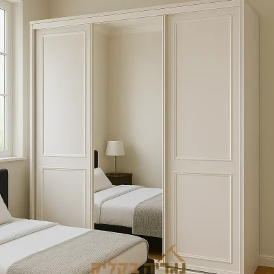 ארון הזזה בהתאמה אישית - דגם קלאסיק מירור