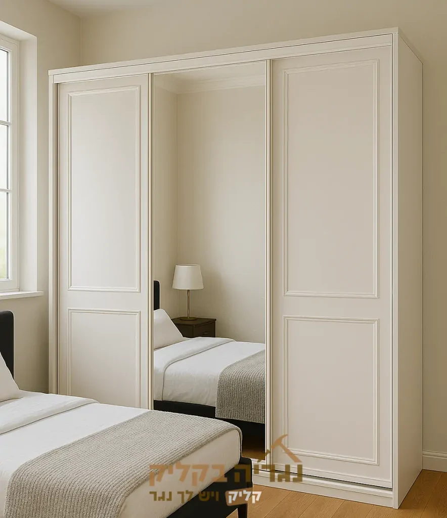 ארון הזזה בהתאמה אישית – דגם קלאסיק מירור