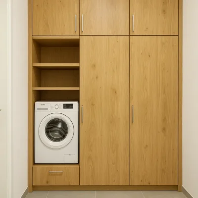 ארון שירות בהתאמה אישית - דגם לונדרי פיט