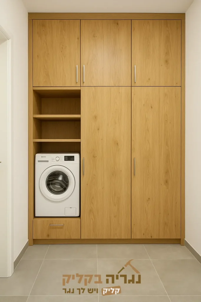 ארון שירות בהתאמה אישית – דגם לונדרי פיט