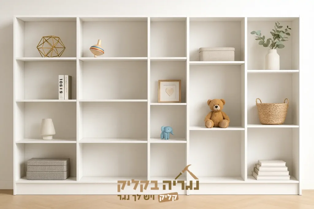 ספרייה בהתאמה אישית – דגם וויט קלאסיק