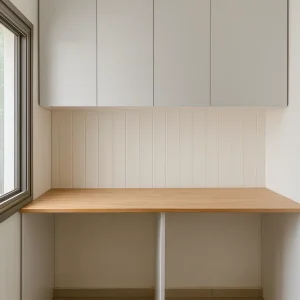 אחסון למכונת כביסה בהתאמה אישית – דגם קלין ספייס