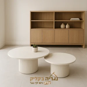 שולחנות סלון בהתאמה אישית – דגם מרבל ווד