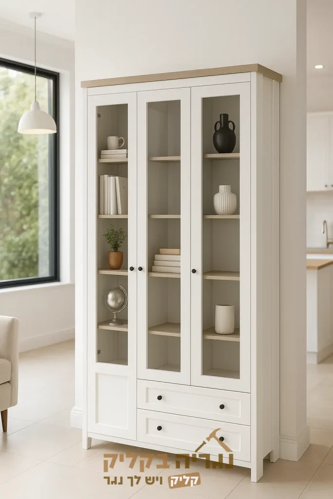 ספרייה בהתאמה אישית – דגם קלאסיקה ווד