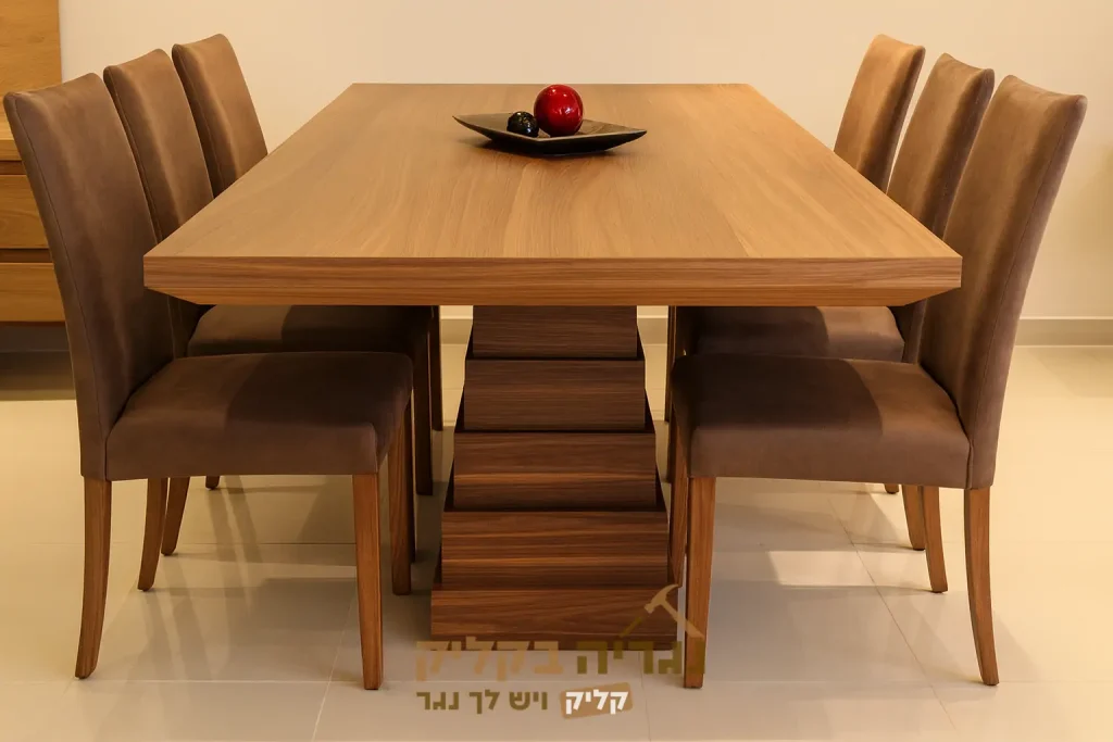 שולחן אוכל בהתאמה אישית – דגם אלון גרנד