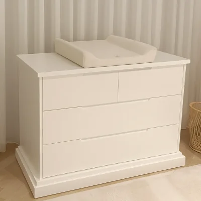 שידת תינוק בהתאמה אישית - דגם לומינה וויט