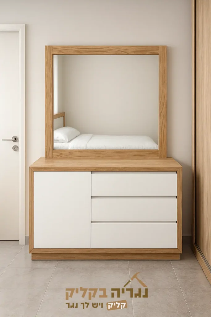 שידת טואלט בהתאמה אישית – דגם נובה ווד