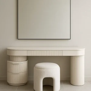 שידה לחדר שינה אלגנס שמנת בהתאמה אישית – דגם טל