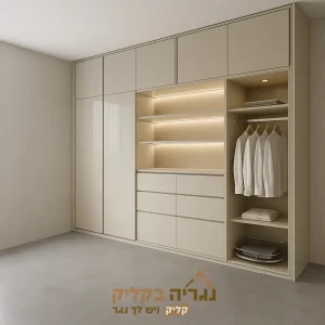 ארון קיר מודרני עם תאורה – דגם לומינה