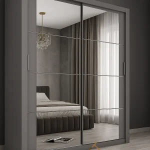 ארון הזזה יוקרתי עם מראות – דגם ליון