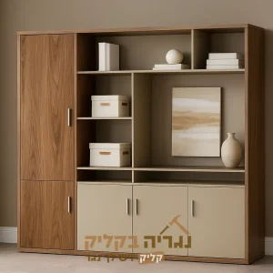 ארון משרד בעיצוב מודרני בהתאמה אישית – דגם סנד ווד