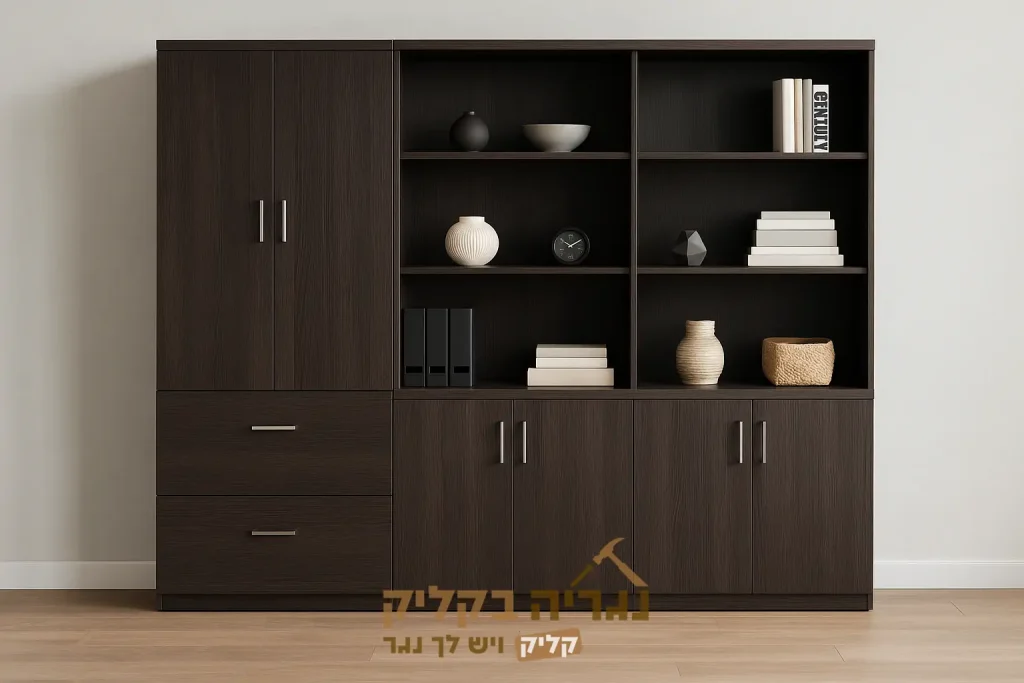 ארון משרד גדול מעוצב בהתאמה אישית – דגם סנטרו פרו