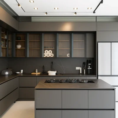 מטבח יוקרתי בעיצוב מודרני בהתאמה אישית - דגם גרניט