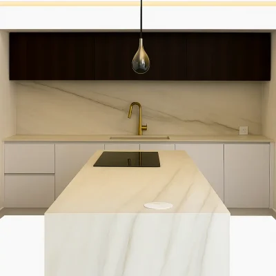 מטבח בהתאמה אישית - דגם וויט מרבל