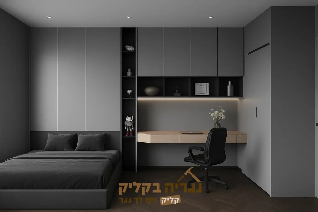 חדר ממ״ד מעוצב קומפלט בהתאמה אישית – דגם בלאק קיד