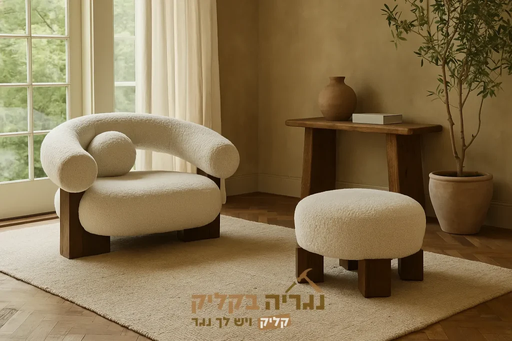 כורסה והדום – דגם מילאנו