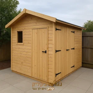 מחסן עץ – דגם קלאסי בעיצוב אישי