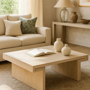 שולחן סלון אלגנטי דמוי שיש – דגם מונקו