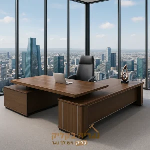 שולחן מנהלים יוקרתי מעץ – דגם סנטרו