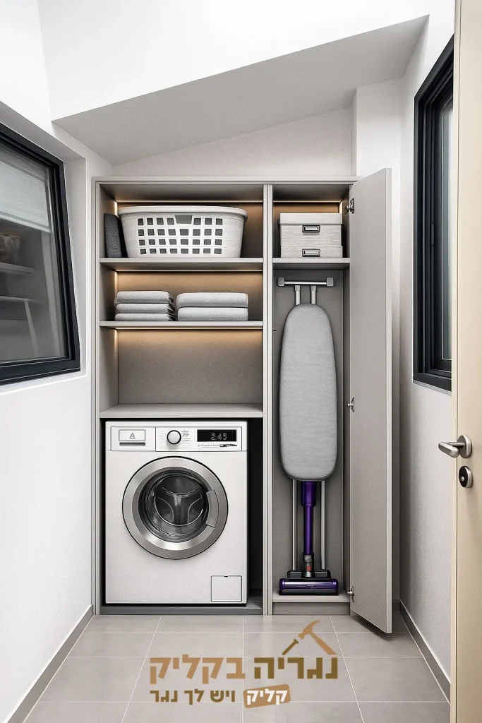 ארון כביסה בהתאמה אישית - דגם קומפקט־פרו