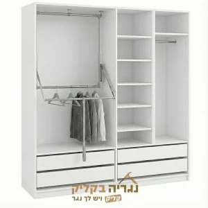 ארון בגדים בהתאמה אישית - דגם פרימיום