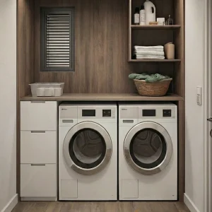 ארון כביסה בהתאמה אישית - דגם דואו יוקרתית