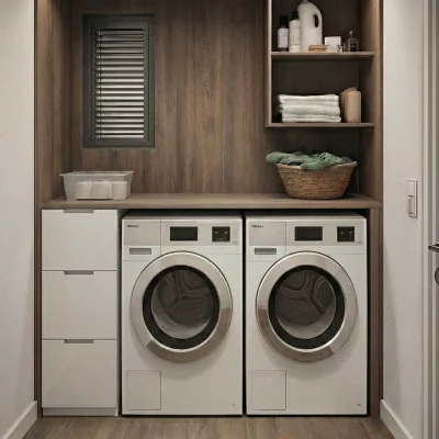 ארון כביסה בהתאמה אישית - דגם דואו יוקרתית