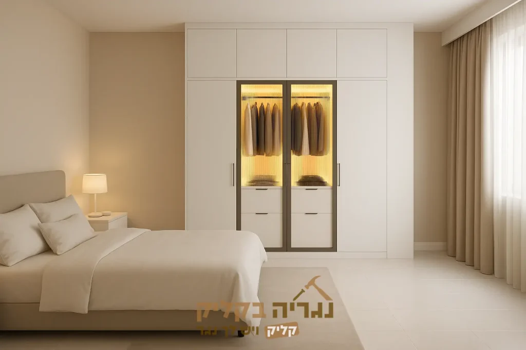 ארון בגדים בהתאמה אישית - דגם המקדש