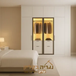 ארון בגדים בהתאמה אישית - דגם המקדש