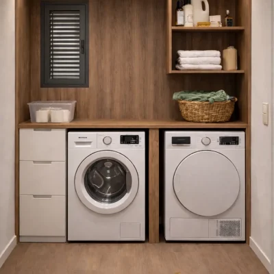 ארון כביסה בהתאמה אישית - דגם דואו יוקרתית