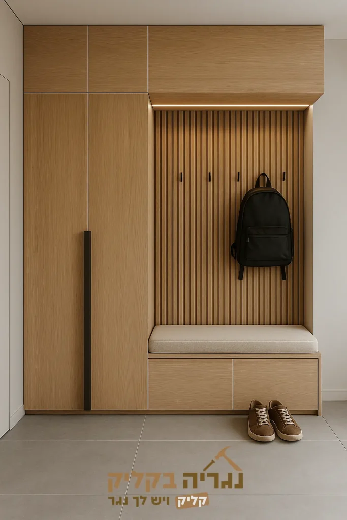 ארון כניסה לבית בהתאמה אישית - דגם ברוש