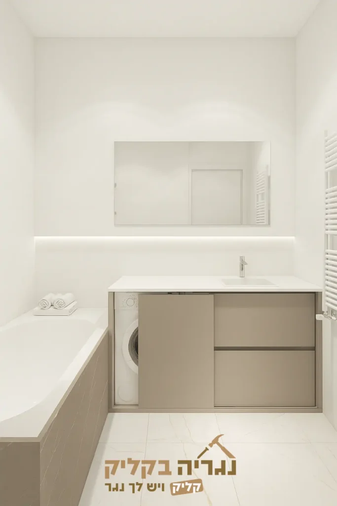 ארון אמבטיה בתאמה אישית - דגם טרה