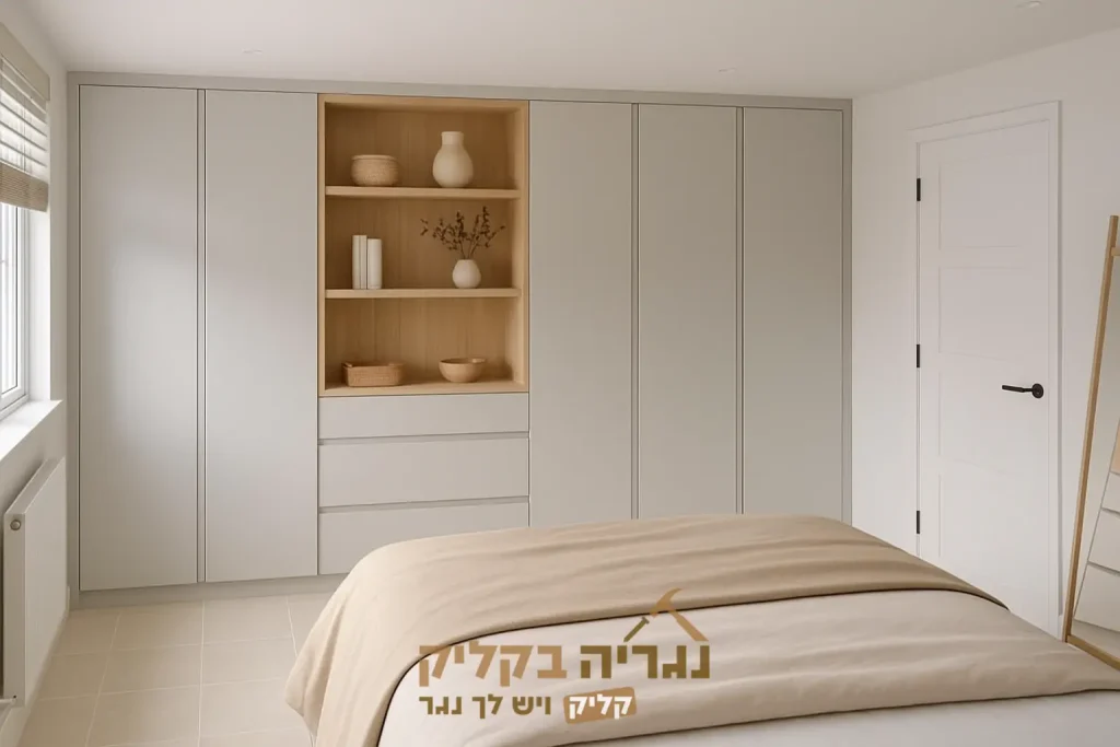 ארון בגדים בתאמה אישית - דגם אור