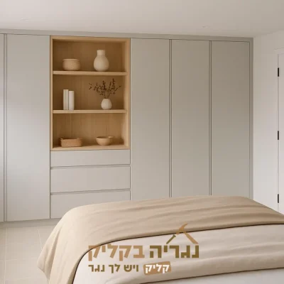 ארון בגדים בהתאמה אישית - דגם אור