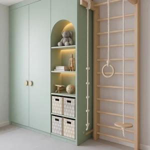 ארון לחדר ילדים בהתאמה אישית - דגם היער הנורדי