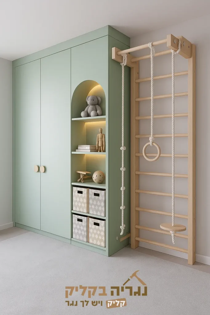 ארון לחדר ילדים בהתאמה אישית - דגם היער הנורדי