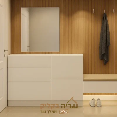 ארון כניסה לבית בהתאמה אישית - דגם קבלת פנים חמה