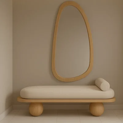 ספסל לבית בהתאמה אישית - דגם זן אורגני