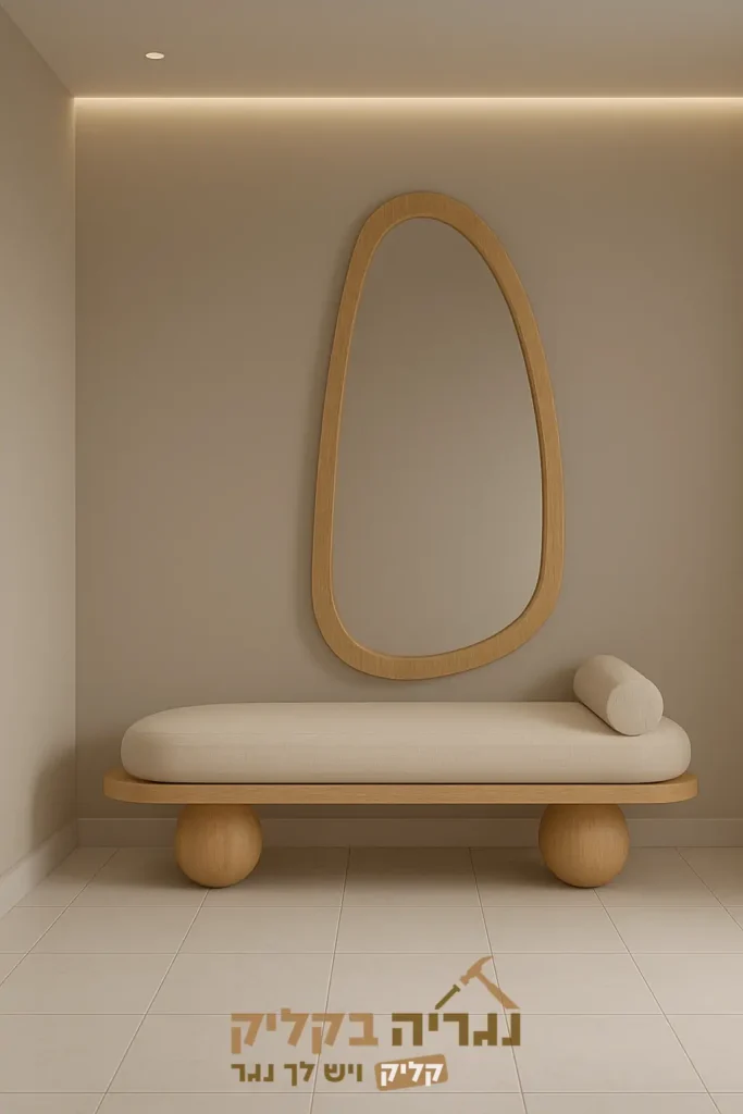 ספסל לבית בהתאמה אישית - דגם זן אורגני