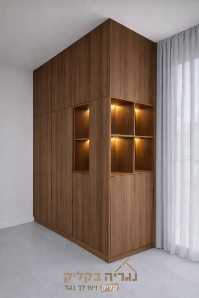 ארון ספרייה אלגנט ווד